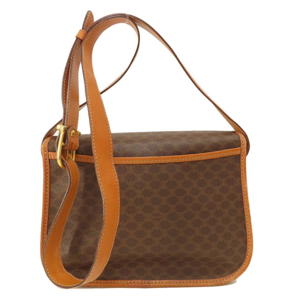 Celine Shoulder Macadam Bag Brown